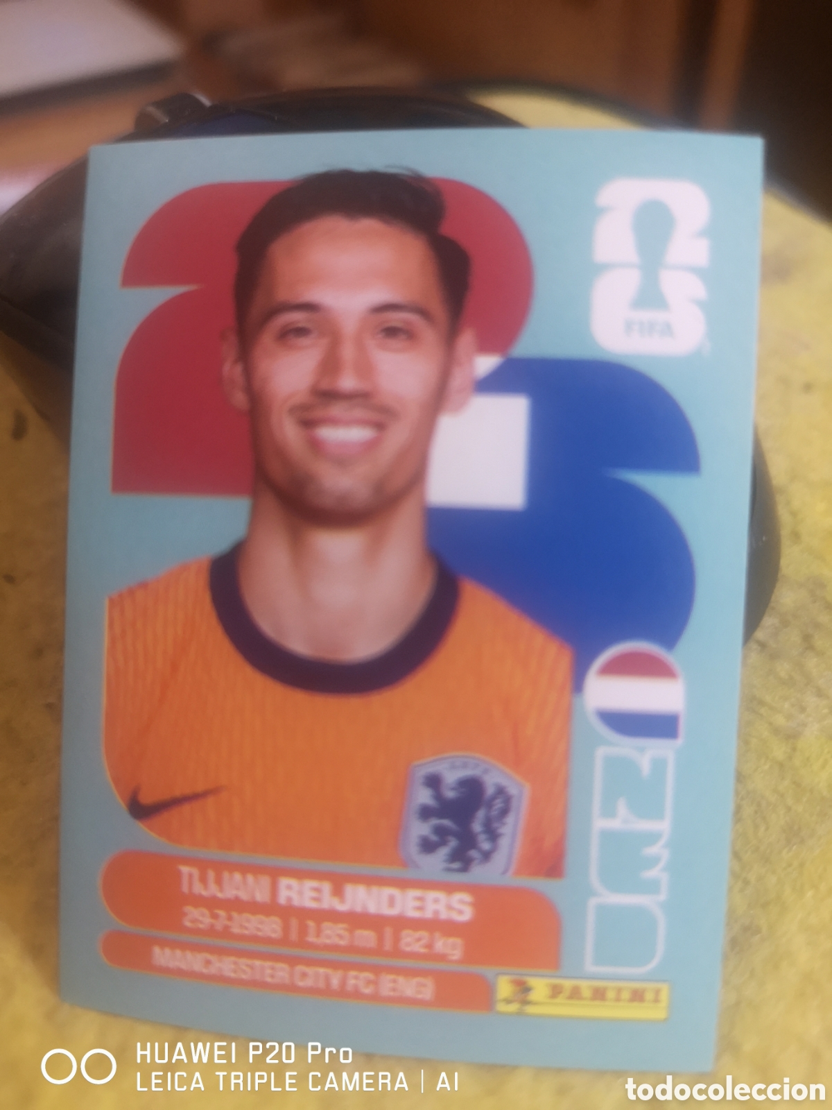Cromos de F&uacute;tbol: FIFA WORLD CUP MUNDIAL 2026 TIJJANI REIJNDERS - NED 10