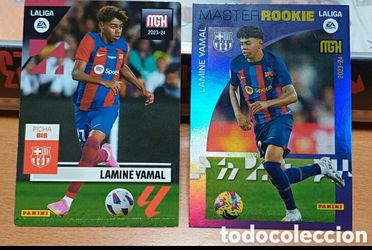 Cromos de F&uacute;tbol: Lamine Yamal lote rookie 108 bis / master rookie