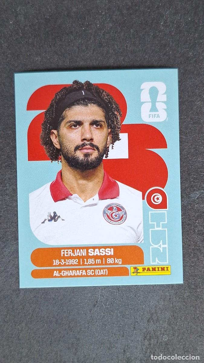 Fu&szlig;ball-Sticker: L1 SASSI SELECCION TUNEZ 11 MUNDIAL FIFA WORLD CUP 2026 PANINI NUNCA PEGADO SIN PEGAR