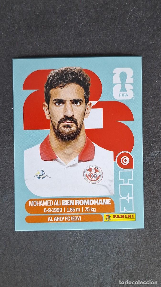 Fu&szlig;ball-Sticker: L1 BEN ROMDHANES SELECCION TUNEZ 12 MUNDIAL FIFA WORLD CUP 2026 PANINI NUNCA PEGADO SIN PEGAR