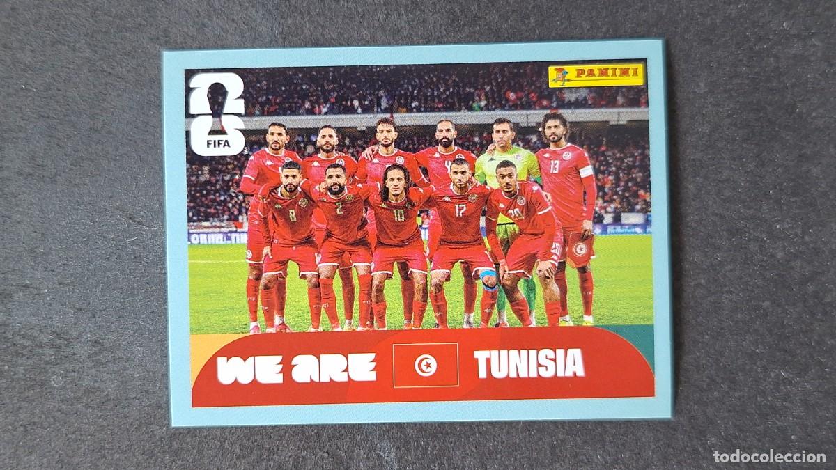 Fu&szlig;ball-Sticker: L1 EQUIPO SELECCION TUNEZ 13 MUNDIAL FIFA WORLD CUP 2026 PANINI NUNCA PEGADO SIN PEGAR