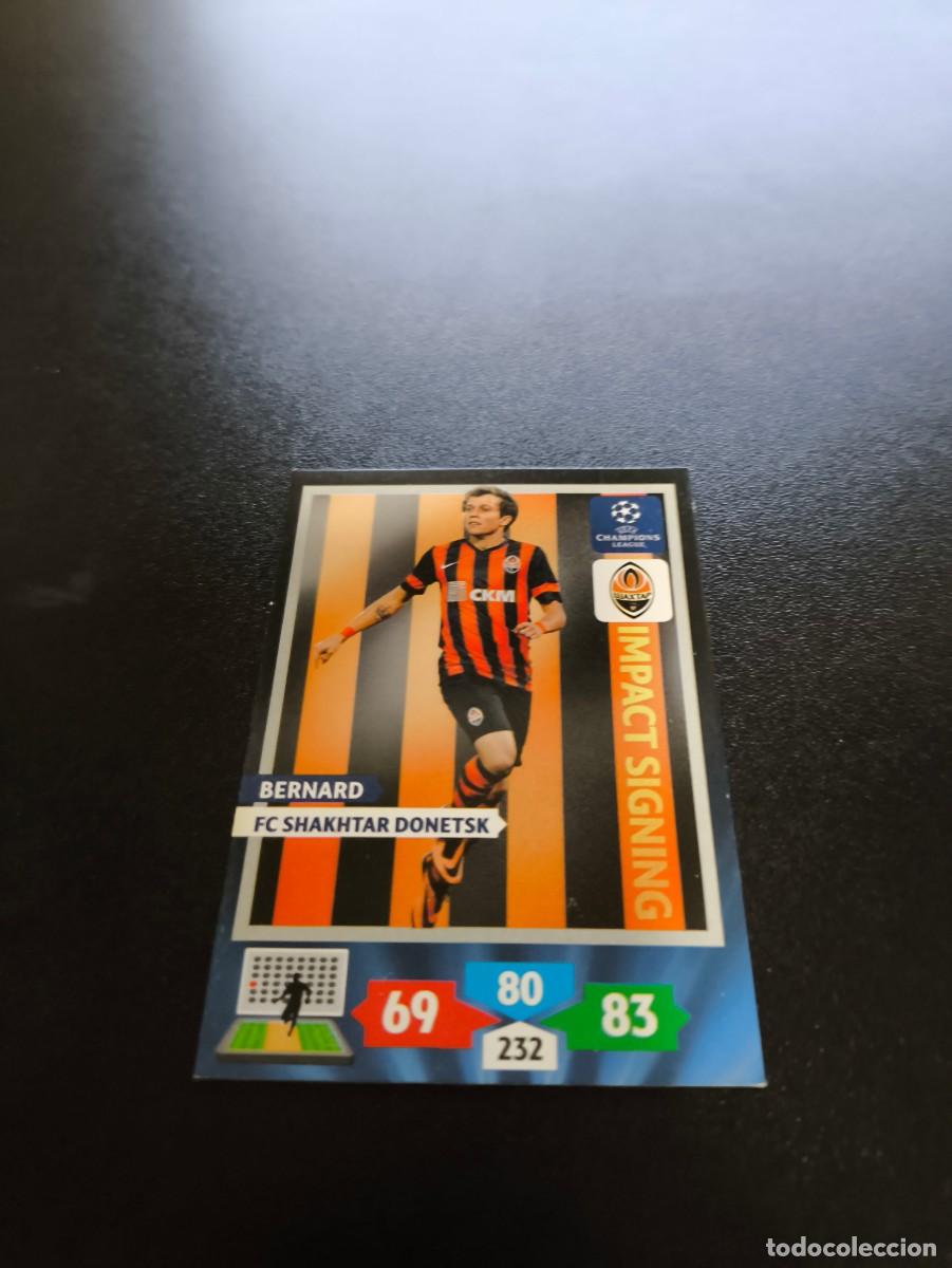 Fu&szlig;ball-Sticker: Bernard FC Shakhtar Donetsk Impact Signing PANINI ADRENALYN UEFA CHAMPIONS LEAGUE 2013 2014 13 14