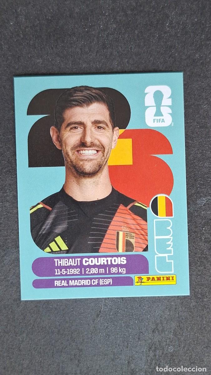 Fu&szlig;ball-Sticker: L1 COURTOIS SELECCION BELGICA 2 MUNDIAL FIFA WORLD CUP 2026 PANINI NUNCA PEGADO SIN PEGAR