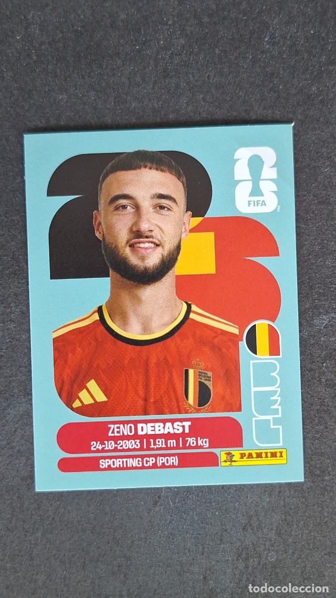 Cromos de F&uacute;tbol: L1 DEBAST SELECCION BELGICA 5 MUNDIAL FIFA WORLD CUP 2026 PANINI NUNCA PEGADO SIN PEGAR
