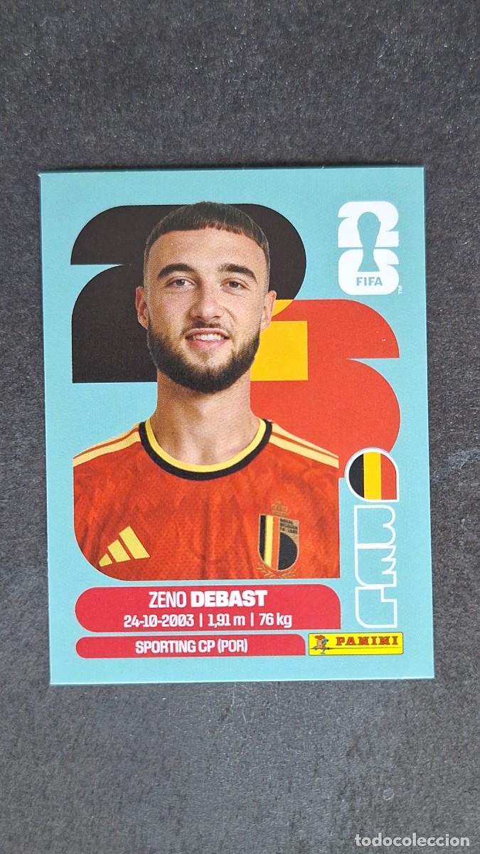 Cromos de F&uacute;tbol: L1 DEBAST SELECCION BELGICA 5 MUNDIAL FIFA WORLD CUP 2026 PANINI NUNCA PEGADO SIN PEGAR