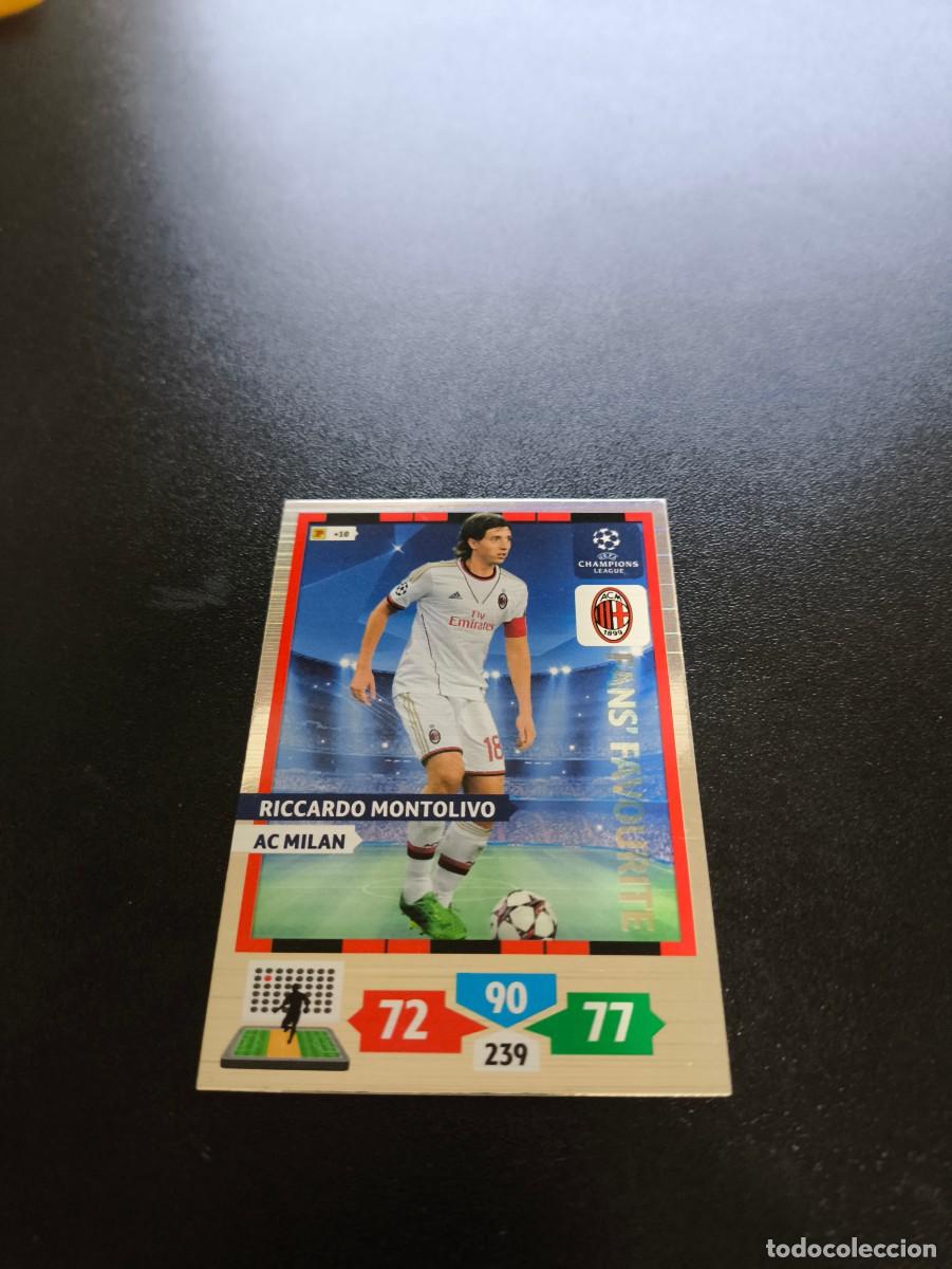 Cromos de F&uacute;tbol: Riccardo Montolivo Milan Fans' Favourite PANINI ADRENALYN UEFA CHAMPIONS LEAGUE 2013 2014 13 14