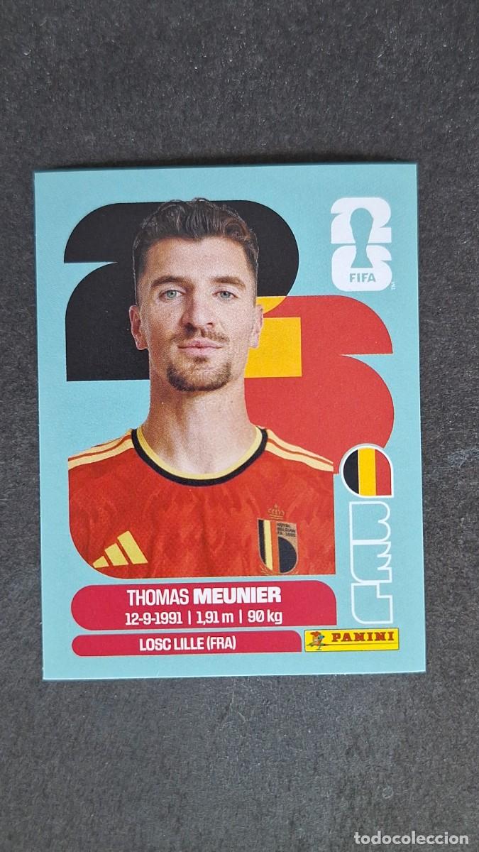 Cromos de F&uacute;tbol: L1 MEUNIER SELECCION BELGICA 8 MUNDIAL FIFA WORLD CUP 2026 PANINI NUNCA PEGADO SIN PEGAR