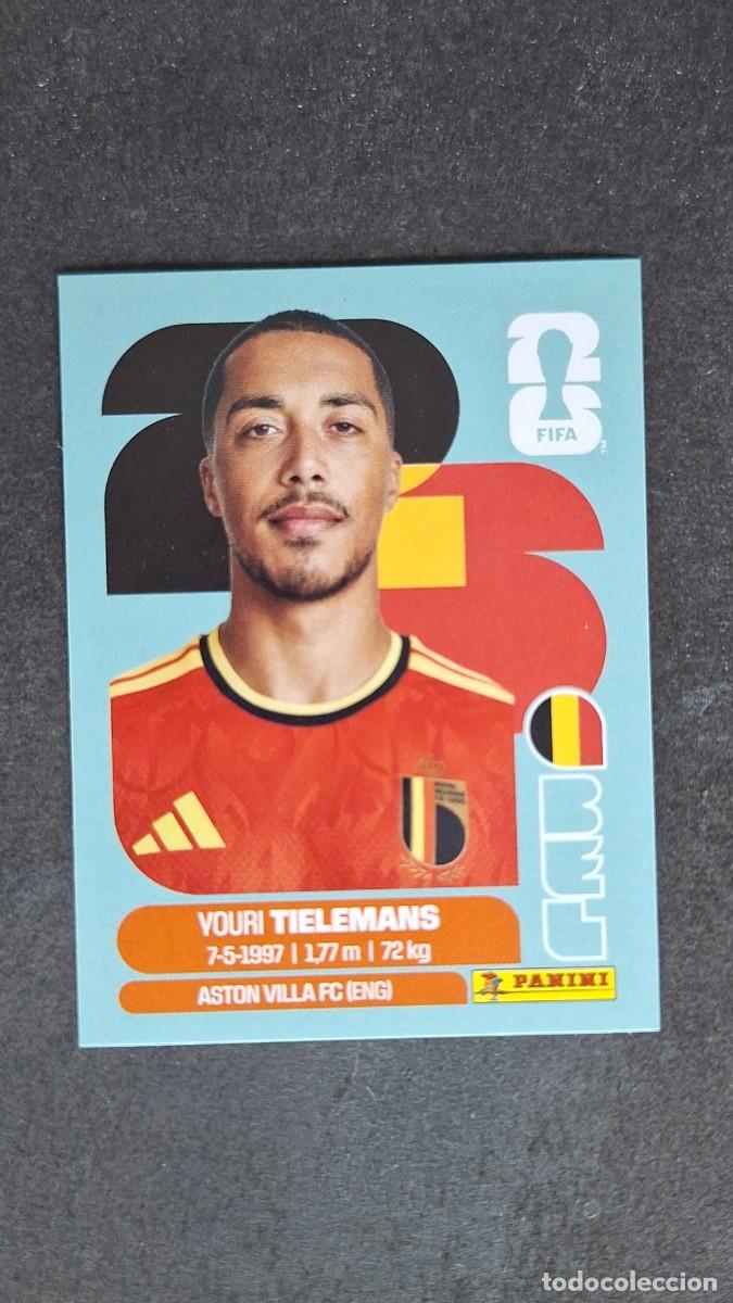Cromos de F&uacute;tbol: L1 TIELEMANS SELECCION BELGICA 9 MUNDIAL FIFA WORLD CUP 2026 PANINI NUNCA PEGADO SIN PEGAR