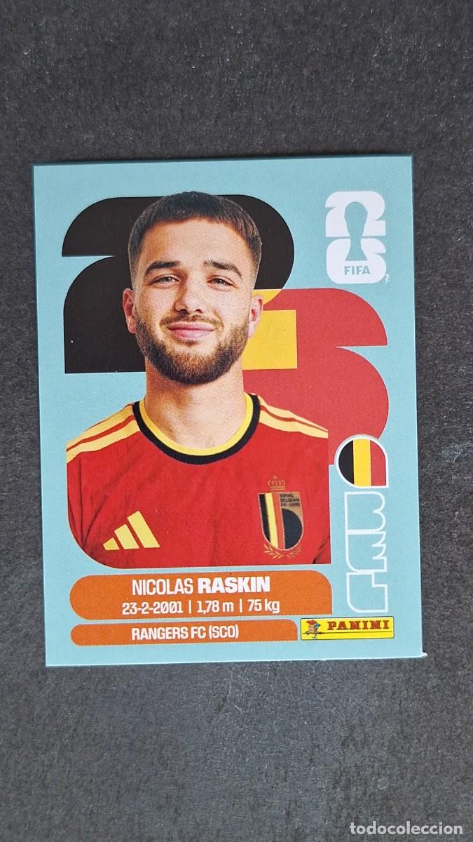 Cromos de F&uacute;tbol: L1 RASKIN SELECCION BELGICA 11 MUNDIAL FIFA WORLD CUP 2026 PANINI NUNCA PEGADO SIN PEGAR
