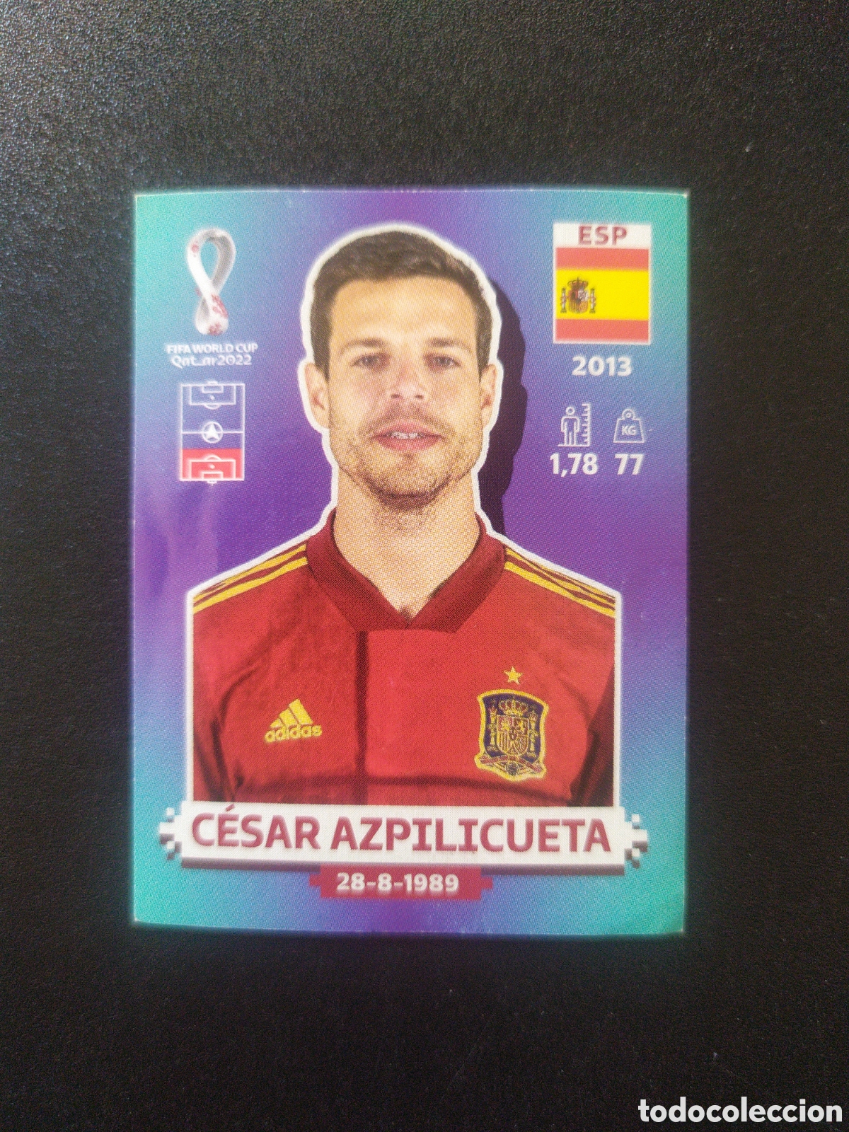 Cromos de F&uacute;tbol: FIFA World Cup Qatar 2022 panini Azpilicueta ESP 5 Espa&ntilde;a