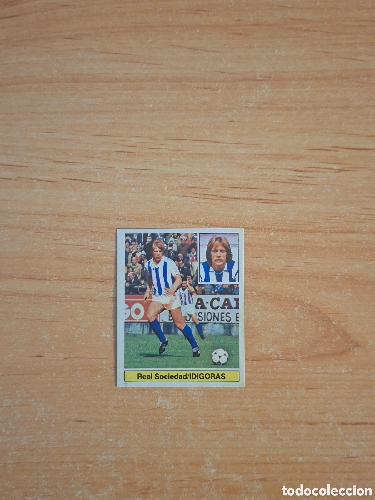 Fu&szlig;ball-Sticker: Este 81 82 idigoras real sociedad baja despegado ver fotos