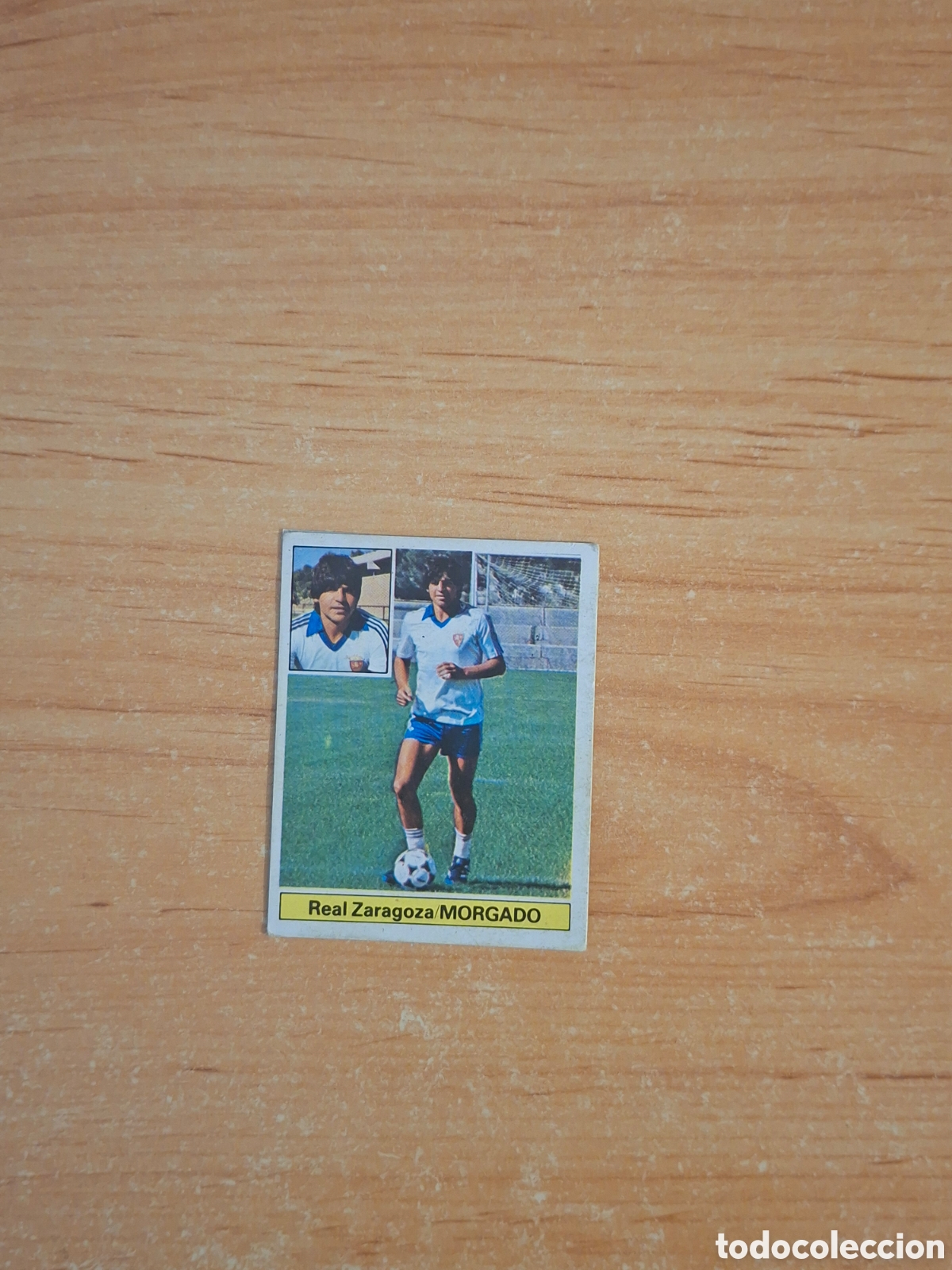 Fu&szlig;ball-Sticker: Este 81 82 morgado Zaragoza coloca despegado ver fotos