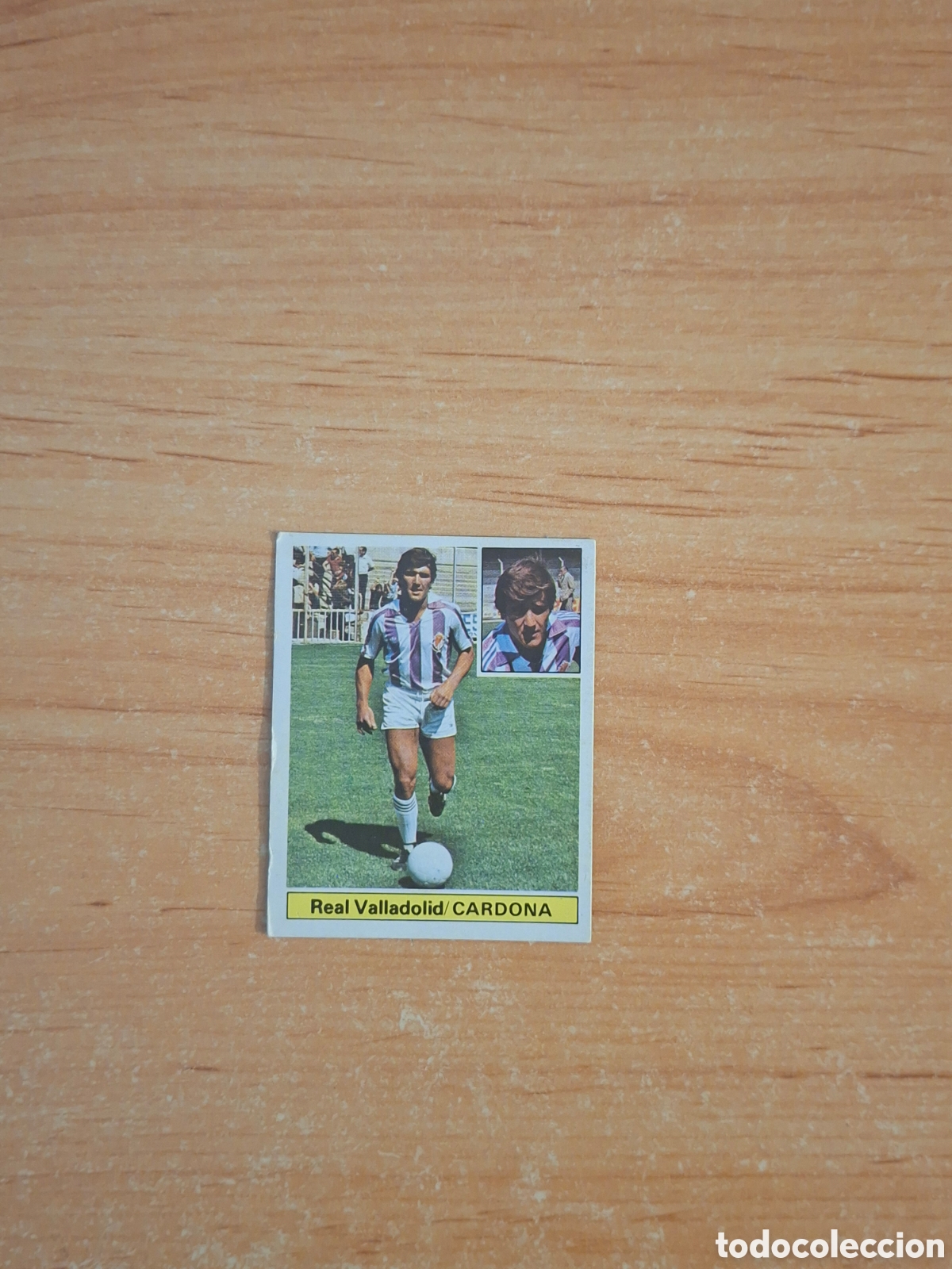Fu&szlig;ball-Sticker: Este 81 82 cardona Valladolid coloca despegado ver fotos