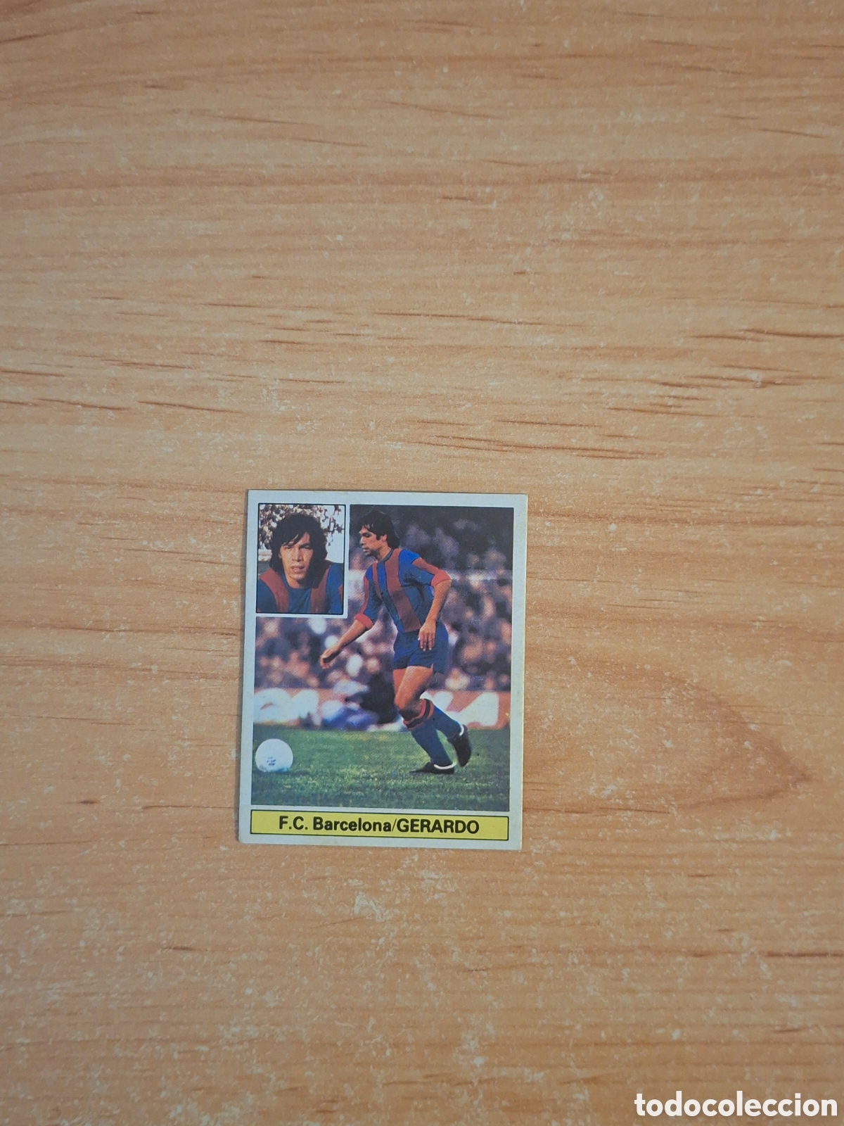 Fu&szlig;ball-Sticker: Este 81 82 Gerardo Barcelona pintado 2 fichaje despegado ver fotos