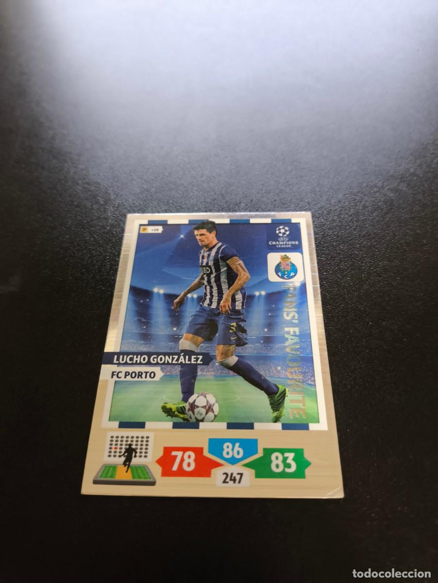 Cromos de F&uacute;tbol: Lucho Gonz&aacute;lez Oporto Fans' Favourite PANINI ADRENALYN UEFA CHAMPIONS LEAGUE 2013 2014 13 14
