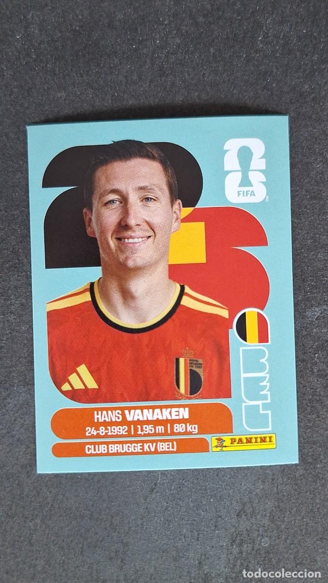 Cromos de F&uacute;tbol: L1 VANAKEN SELECCION BELGICA 14 MUNDIAL FIFA WORLD CUP 2026 PANINI NUNCA PEGADO SIN PEGAR