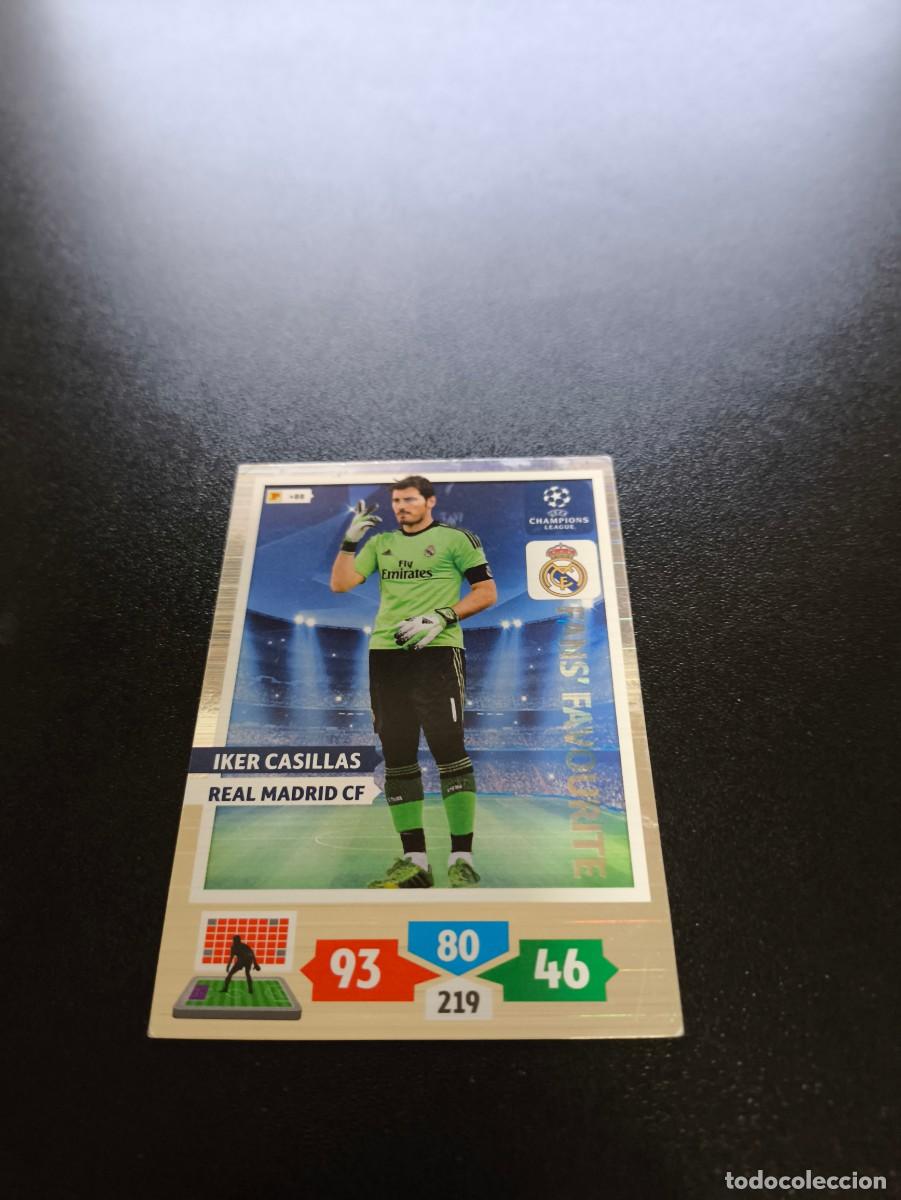 Cromos de F&uacute;tbol: Iker Casillas Real Madrid Fans' Favourite PANINI ADRENALYN UEFA CHAMPIONS LEAGUE 2013 2014 13 14