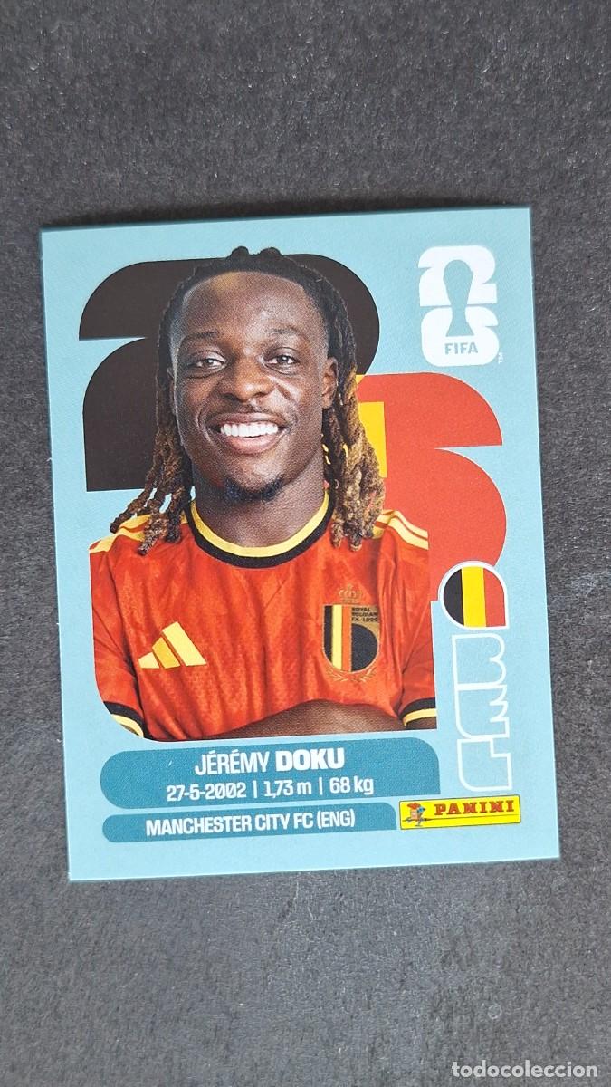 Cromos de F&uacute;tbol: L1 DOKU SELECCION BELGICA 16 MUNDIAL FIFA WORLD CUP 2026 PANINI NUNCA PEGADO SIN PEGAR