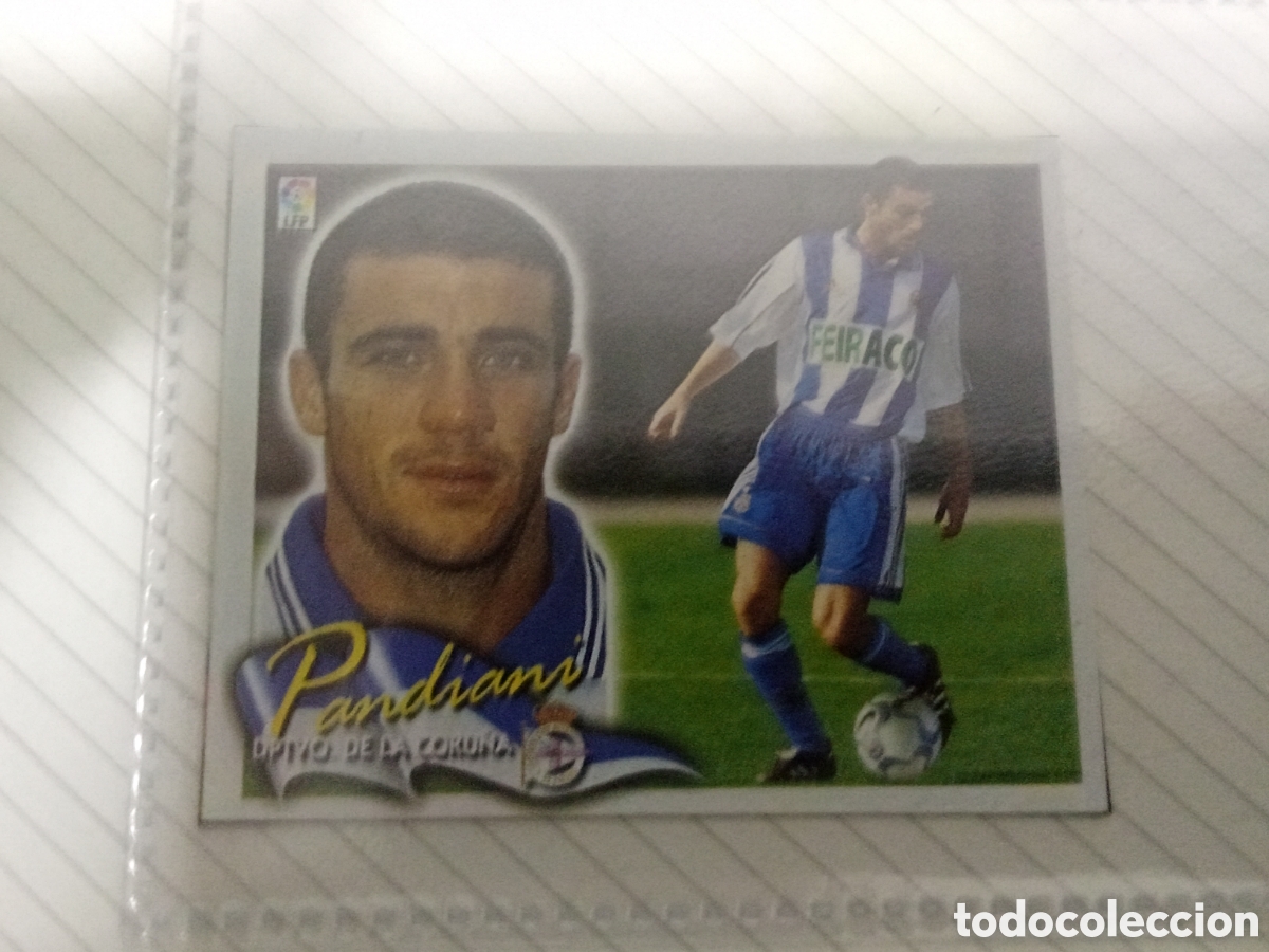 Football Stickers: PANDIANI DEPORTIVO CORU&Ntilde;A COLOCA LIGA ESTE 2000 2001 00- 01 DESPEGADO