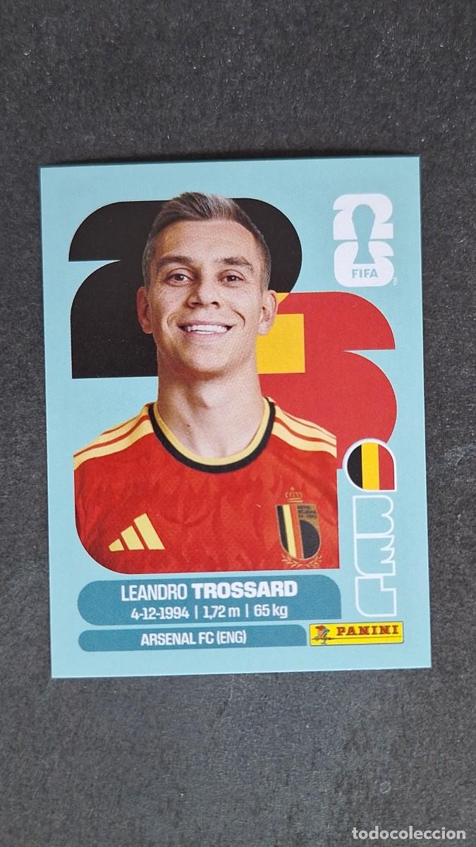 Cromos de F&uacute;tbol: L1 TROSSARD SELECCION BELGICA 18 MUNDIAL FIFA WORLD CUP 2026 PANINI NUNCA PEGADO SIN PEGAR