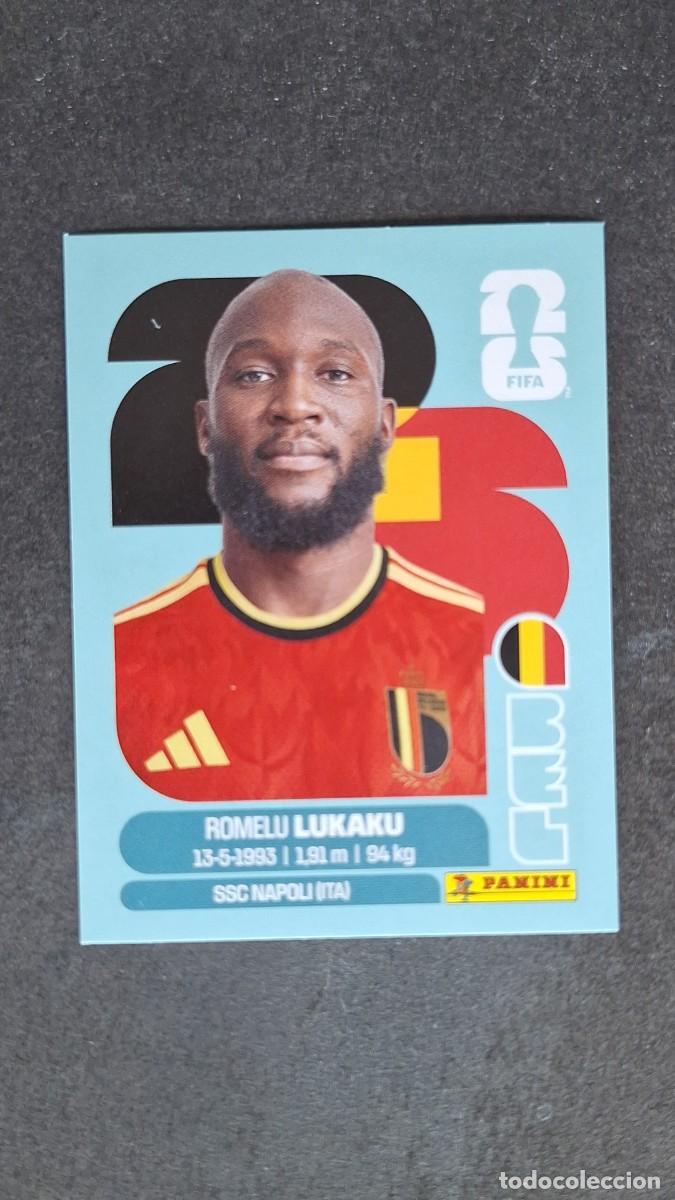 Cromos de F&uacute;tbol: L1 LUKAKU SELECCION BELGICA 20 MUNDIAL FIFA WORLD CUP 2026 PANINI NUNCA PEGADO SIN PEGAR