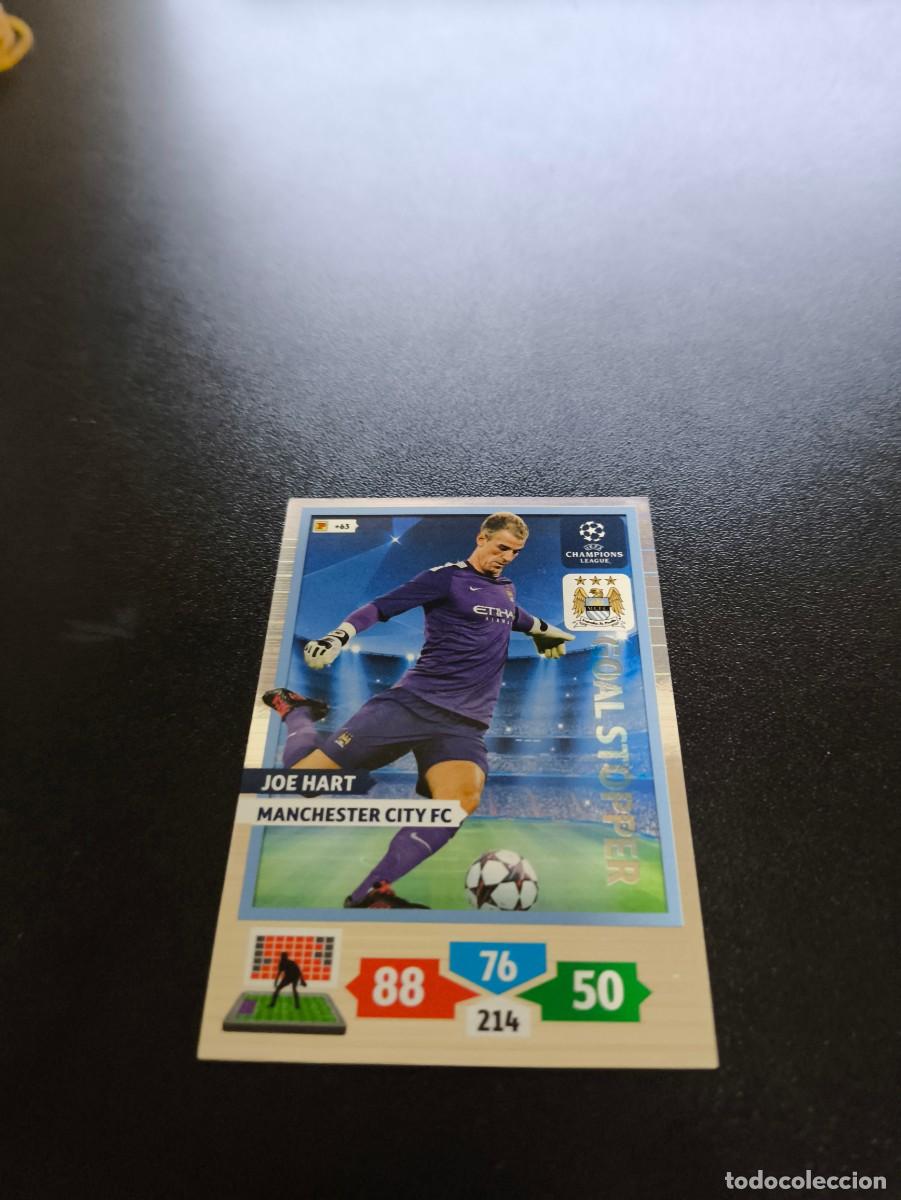 Cromos de F&uacute;tbol: Joe Hart Manchester City Goal Stopper PANINI ADRENALYN UEFA CHAMPIONS LEAGUE 2013 2014 13 14