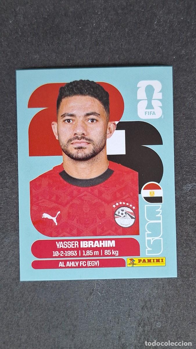 Cromos de F&uacute;tbol: L1 IBRAHIM SELECCION EGYPTO 5 MUNDIAL FIFA WORLD CUP 2026 PANINI NUNCA PEGADO SIN PEGAR