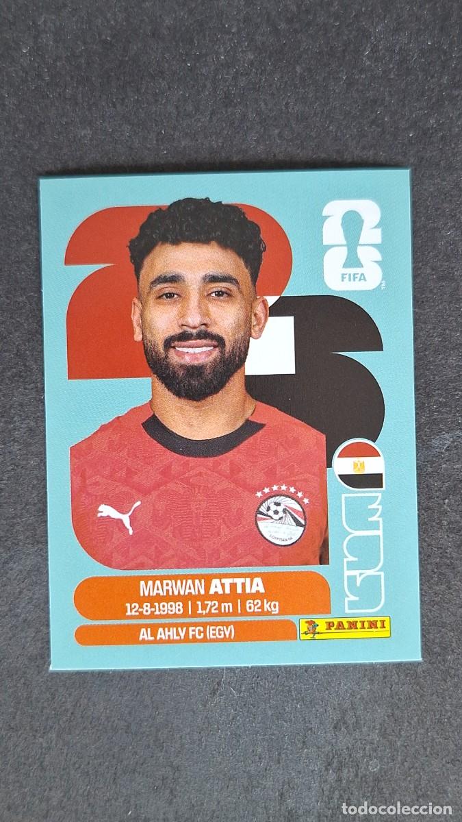 Cromos de F&uacute;tbol: L1 ATTIA SELECCION EGYPTO 10 MUNDIAL FIFA WORLD CUP 2026 PANINI NUNCA PEGADO SIN PEGAR