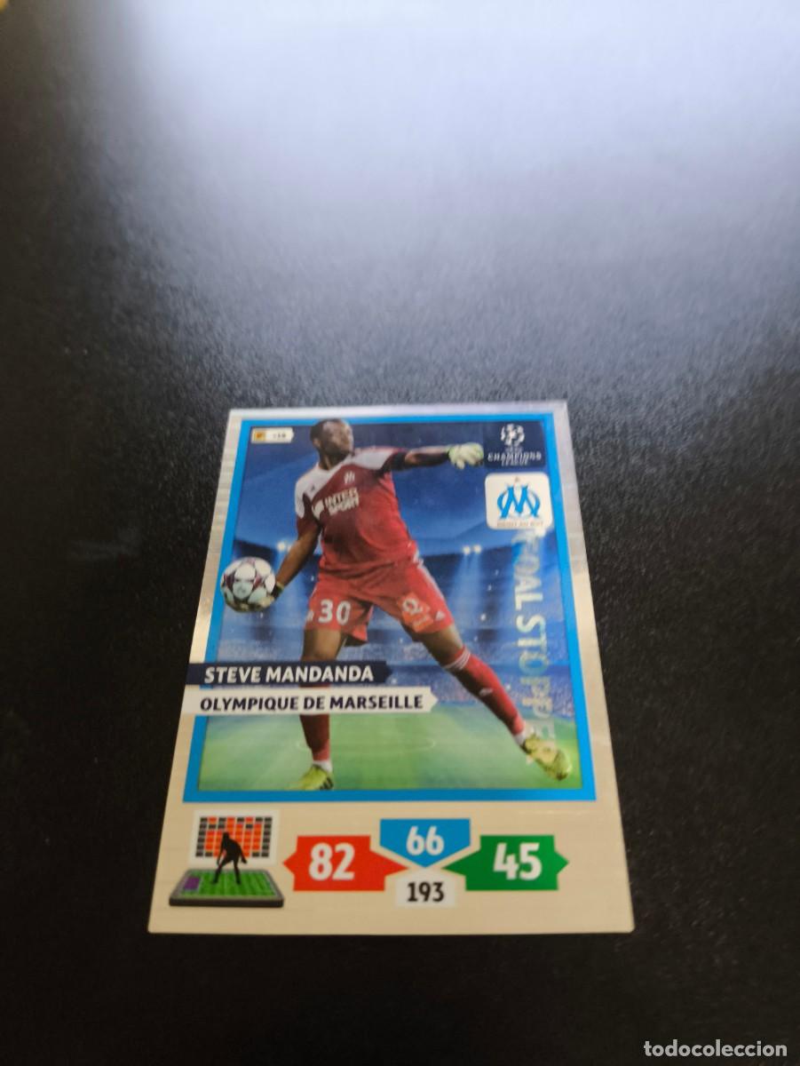 Cromos de F&uacute;tbol: Mandanda Olympique De Marseille Goal Stopper PANINI ADRENALYN UEFA CHAMPIONS LEAGUE 2013 2014 13 14