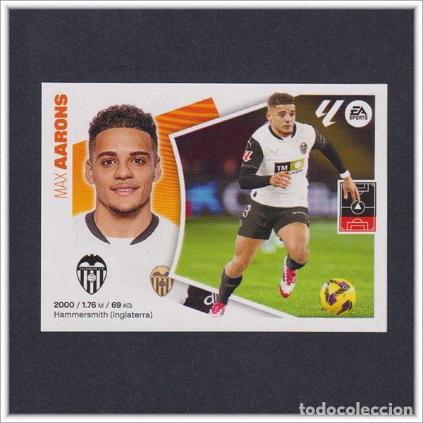 Cromos de F&uacute;tbol: LIGA ESTE 2024 2025 24 25 PANINI AARONS 33 FICHAJE MERCADO INVIERNO VALENCIA ALBUM COLECCI&Oacute;N