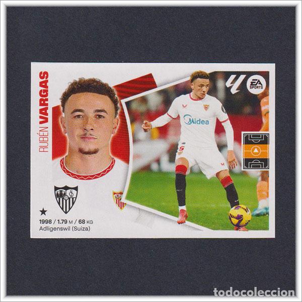 Cromos de F&uacute;tbol: LIGA ESTE 2024 2025 24 25 PANINI VARGAS 30 FICHAJE MERCADO INVIERNO SEVILLA ALBUM COLECCI&Oacute;N