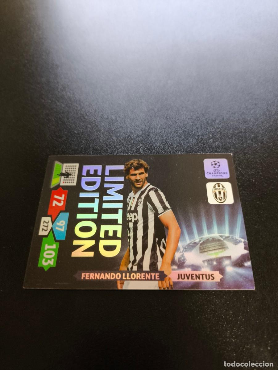 Cromos de F&uacute;tbol: LLORENTE JUVENTUS EDICION LIMITADA LIMITED PANINI ADRENALYN UEFA CHAMPIONS LEAGUE 2013 2014 13 14