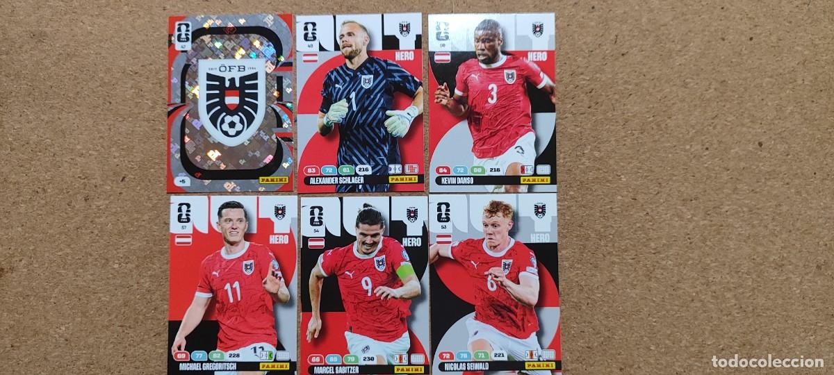 Cartes &agrave; collectionner de Football: ADRENALYN XL FIFA WORLD CUP 2026 LOTE 6 CARTAS DE AUSTRIA # PANINI
