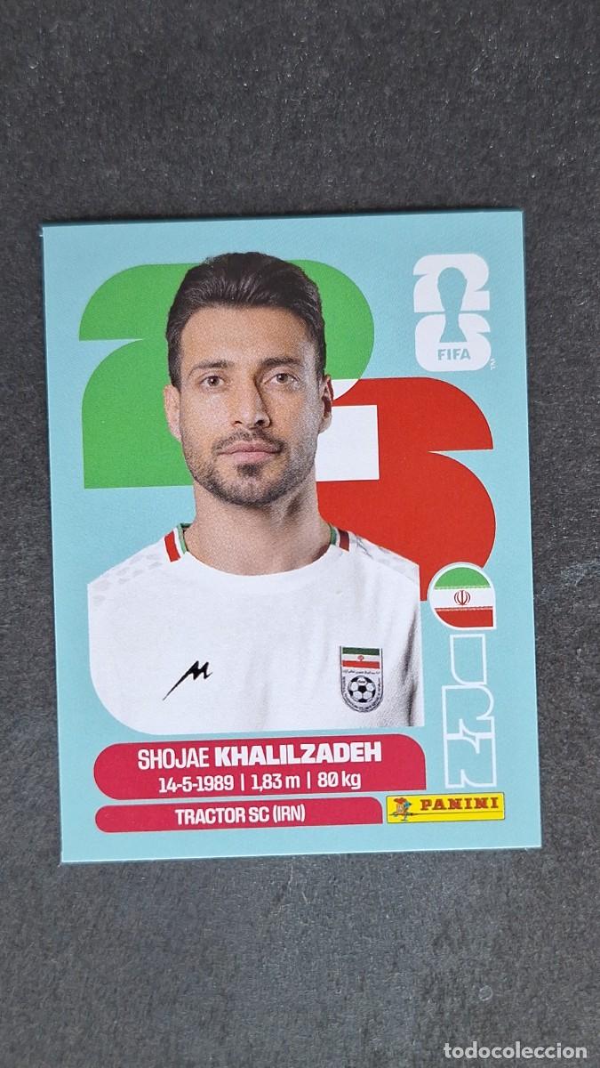 Cartes &agrave; collectionner de Football: L1 KHALILZADEH SELECCION IRAN 6 MUNDIAL FIFA WORLD CUP 2026 PANINI NUNCA PEGADO SIN PEGAR