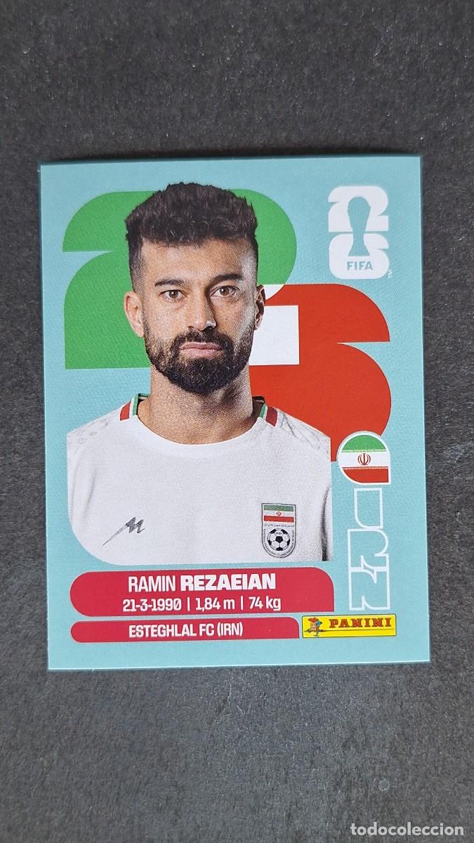 Football Stickers: L1 REZAEIAN SELECCION IRAN 7 MUNDIAL FIFA WORLD CUP 2026 PANINI NUNCA PEGADO SIN PEGAR