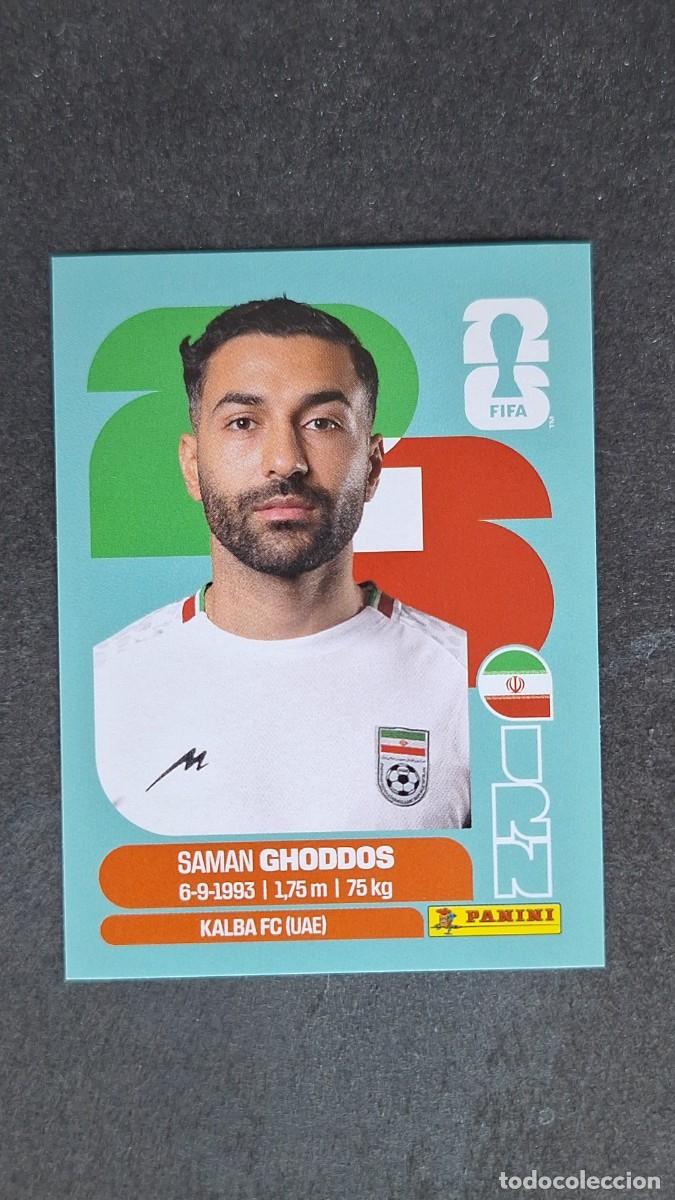 Cromos de F&uacute;tbol: L1 GHODDOS SELECCION IRAN 12 MUNDIAL FIFA WORLD CUP 2026 PANINI NUNCA PEGADO SIN PEGAR