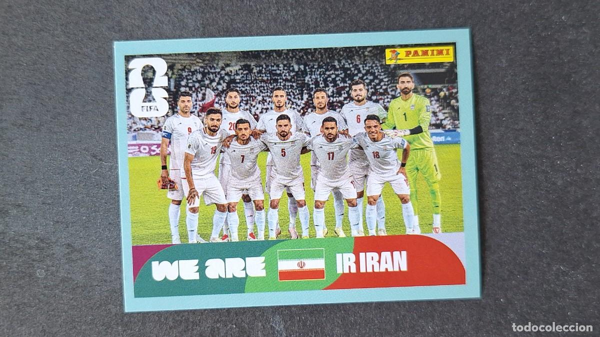 Cromos de F&uacute;tbol: L1 EQUIPO SELECCION IRAN 13 MUNDIAL FIFA WORLD CUP 2026 PANINI NUNCA PEGADO SIN PEGAR