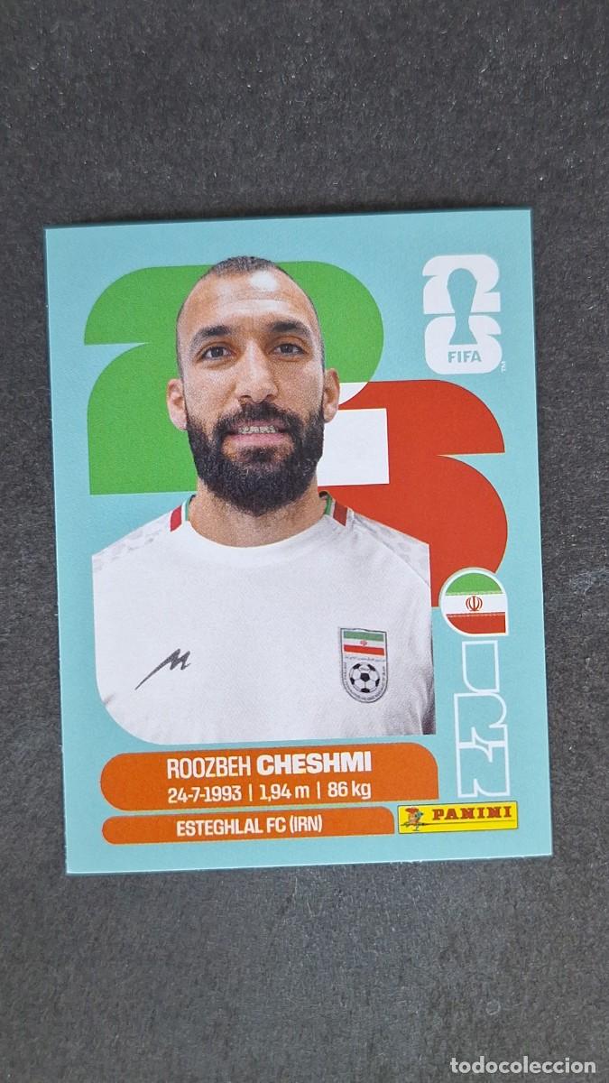 Cromos de F&uacute;tbol: L1 CHESHMI SELECCION IRAN 15 MUNDIAL FIFA WORLD CUP 2026 PANINI NUNCA PEGADO SIN PEGAR