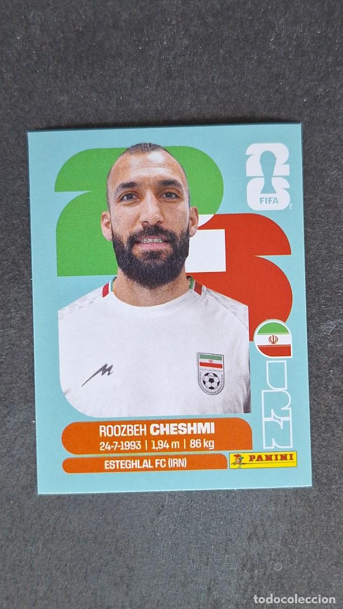 Cromos de F&uacute;tbol: L1 CHESHMI SELECCION IRAN 15 MUNDIAL FIFA WORLD CUP 2026 PANINI NUNCA PEGADO SIN PEGAR