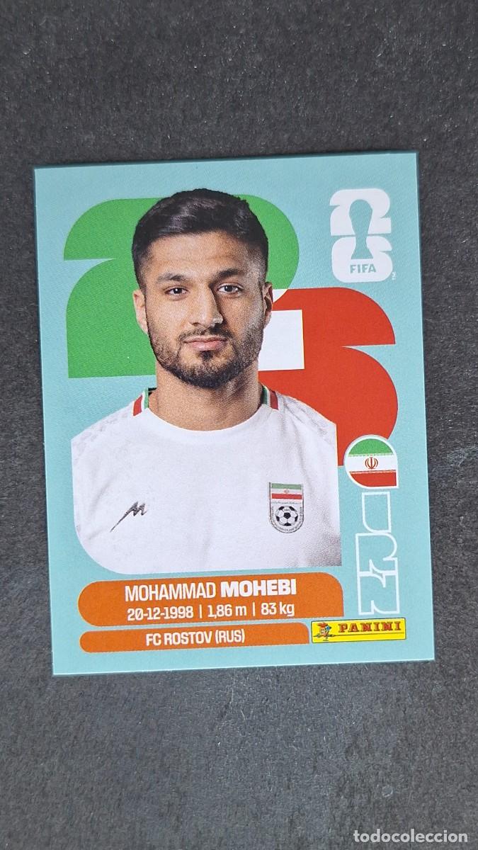 Cromos de F&uacute;tbol: L1 MOHEBI SELECCION IRAN 16 MUNDIAL FIFA WORLD CUP 2026 PANINI NUNCA PEGADO SIN PEGAR