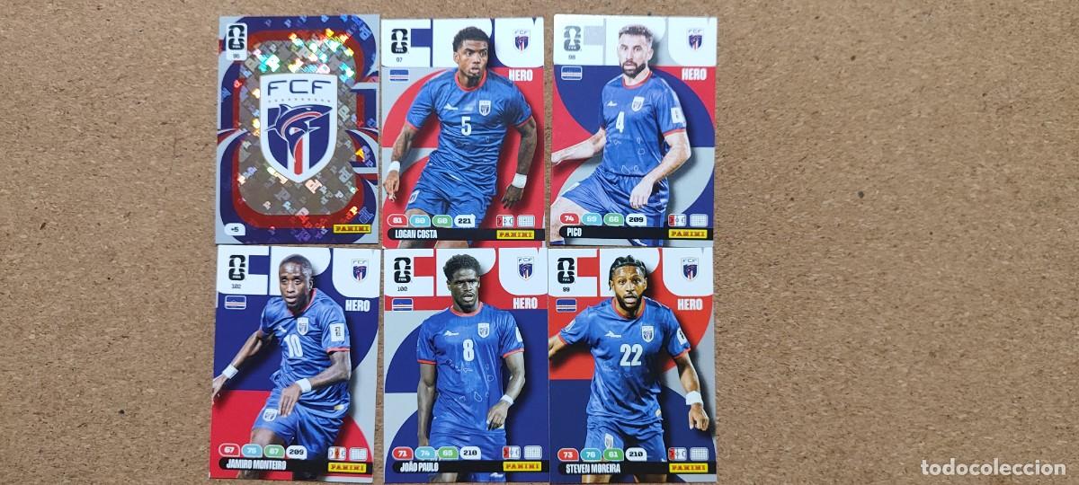 Football Stickers: ADRENALYN XL FIFA WORLD CUP 2026 LOTE 6 CARTAS DE CABO VERDE # PANINI