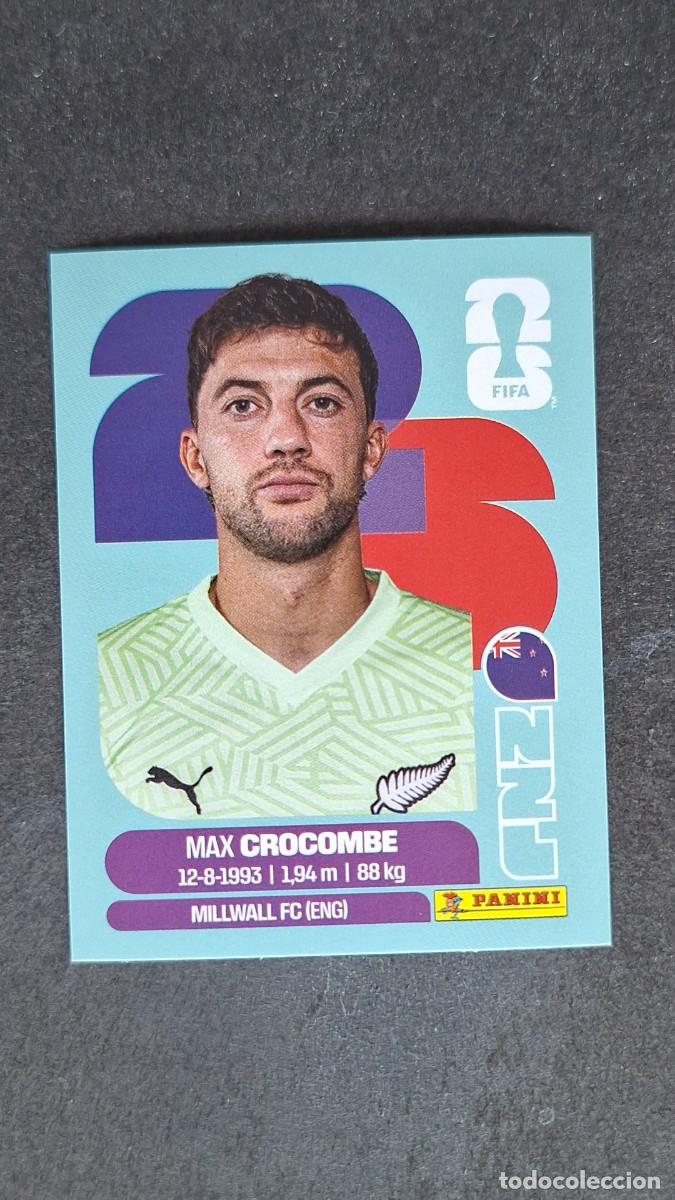 Cromos de F&uacute;tbol: L1 CROCOMBE SELECCION NUEVA ZELANDA 2 MUNDIAL FIFA WORLD CUP 2026 PANINI NUNCA PEGADO SIN PEGAR
