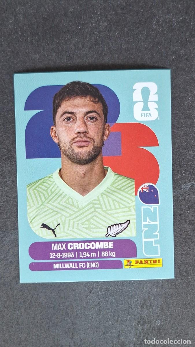 Cromos de F&uacute;tbol: L1 CROCOMBE SELECCION NUEVA ZELANDA 2 MUNDIAL FIFA WORLD CUP 2026 PANINI NUNCA PEGADO SIN PEGAR