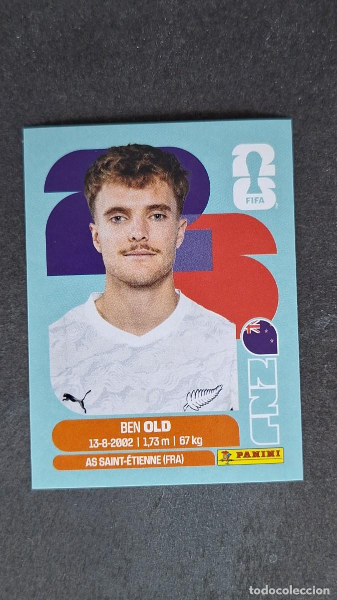 Cromos de F&uacute;tbol: L1 BEN OLD SELECCION NUEVA ZELANDA 16 MUNDIAL FIFA WORLD CUP 2026 PANINI NUNCA PEGADO SIN PEGAR