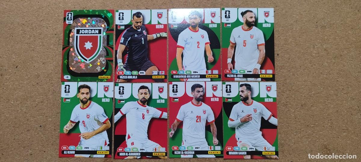 Cromos de F&uacute;tbol: ADRENALYN XL FIFA WORLD CUP 2026 LOTE 8 CARTAS DE JORDANIA # PANINI