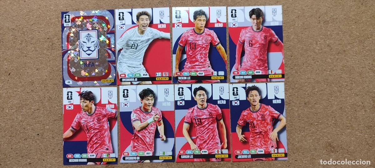 Cromos de F&uacute;tbol: ADRENALYN XL FIFA WORLD CUP 2026 LOTE 8 CARTAS DE KOREA # PANINI
