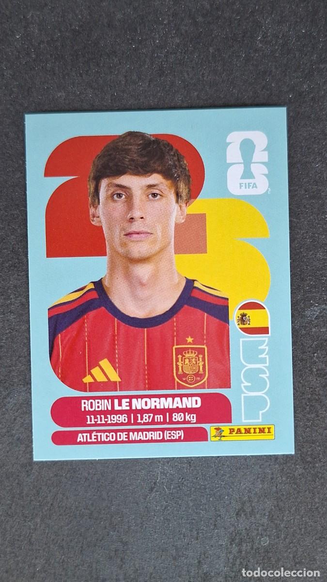 Cromos de F&uacute;tbol: L1 LE NORMAND SELECCION ESPA&Ntilde;A 3 MUNDIAL FIFA WORLD CUP 2026 PANINI NUNCA PEGADO SIN PEGAR