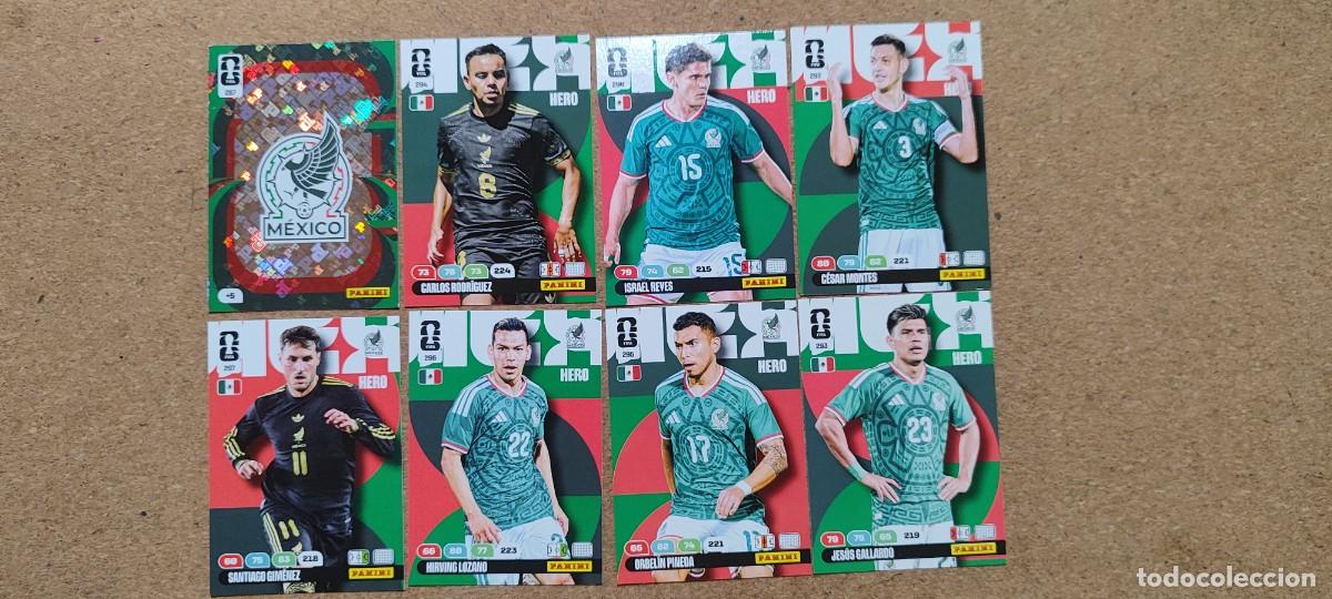 Fu&szlig;ball-Sticker: ADRENALYN XL FIFA WORLD CUP 2026 LOTE 8 CARTAS DE MEXICO # PANINI