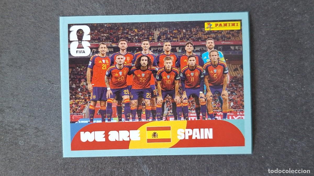 Fu&szlig;ball-Sticker: L1 EQUIPO SELECCION ESPA&Ntilde;A 13 MUNDIAL FIFA WORLD CUP 2026 PANINI NUNCA PEGADO SIN PEGAR