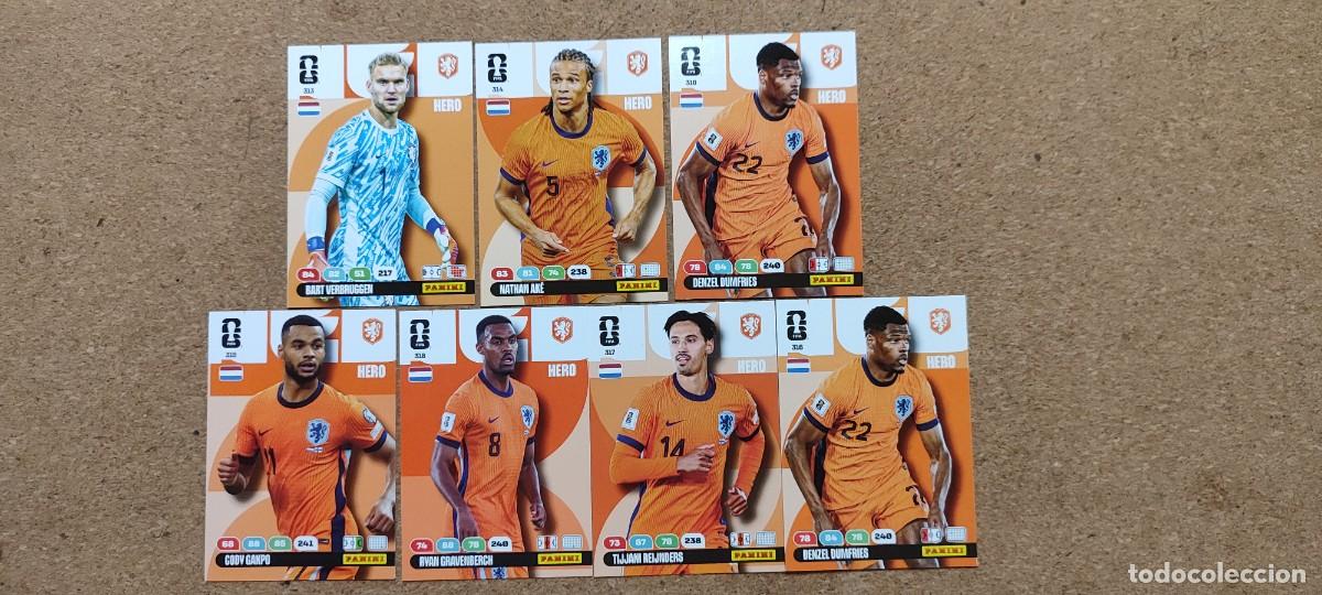 Fu&szlig;ball-Sticker: ADRENALYN XL FIFA WORLD CUP 2026 LOTE 7 CARTAS DE HOLANDA # PANINI
